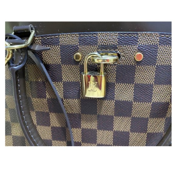 💯 Auth Louis Vuitton Rivoli Brown Satchel Bag - Picture 5 of 8